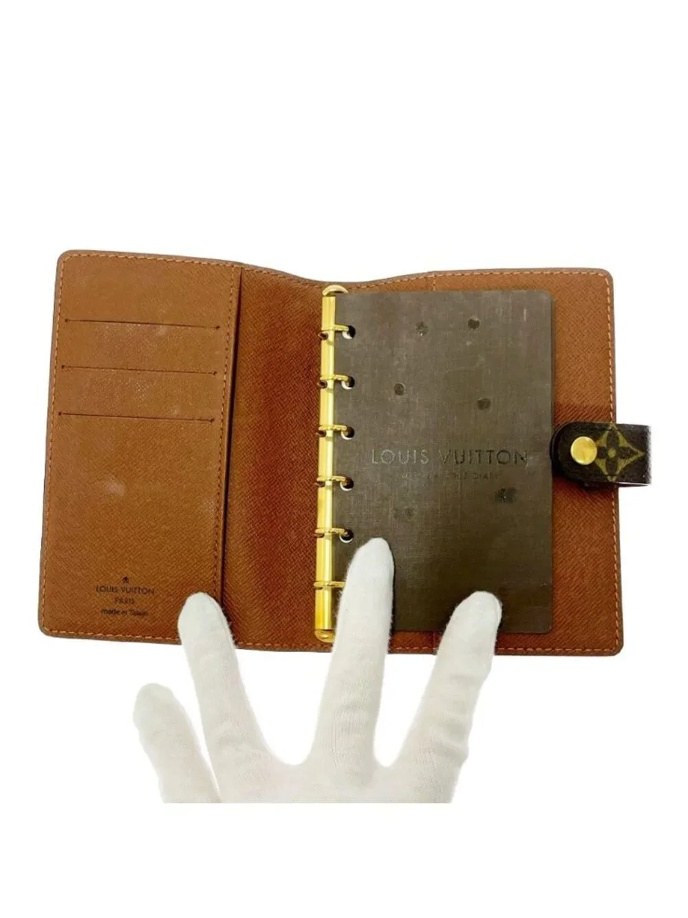Louis Vuitton Monogram Agenda PM Notebook Cover Brown